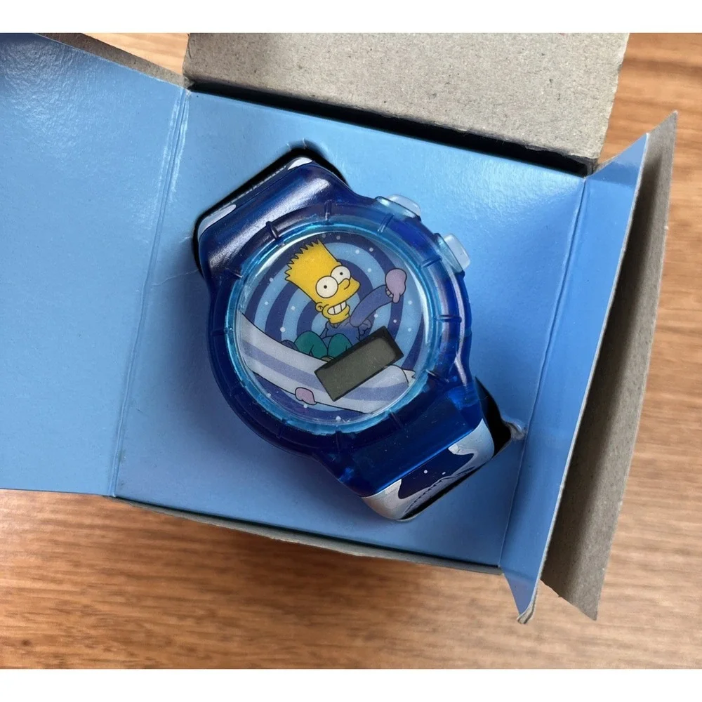 The Simpsons Bart‎ Talking Watch, Burger King 2002, NEW But Needs Battery